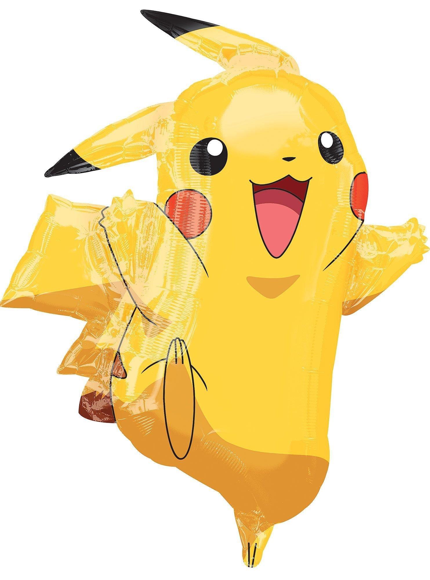 Premium Pikachu Foil Balloon Bouquet with Balloon Weight, 13pc - Pokémon